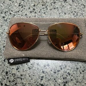 EUC Peepers mirrored sunglasses, 2.5 with case